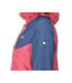 Regatta Womens/Ladies Raddick Waterproof Jacket (Fruit Dove/Dusty Denim) - UTRG9326