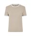 T-shirt Trinkey Femme Beige Gris Jack Wills-2