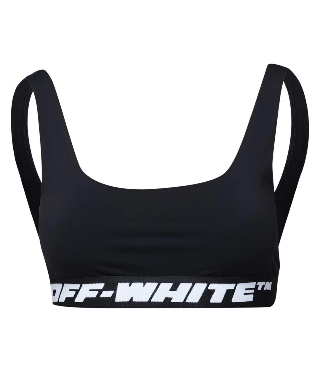 Brassière De Sport Motif/style Logo Femme Noir Off White-1