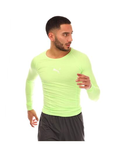 Haut Thermique Manches Longues Liga Homme Vert Clair Puma