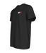 Mens Flag Crew Neck Slim T-shirt Black Tommy Jeans-3