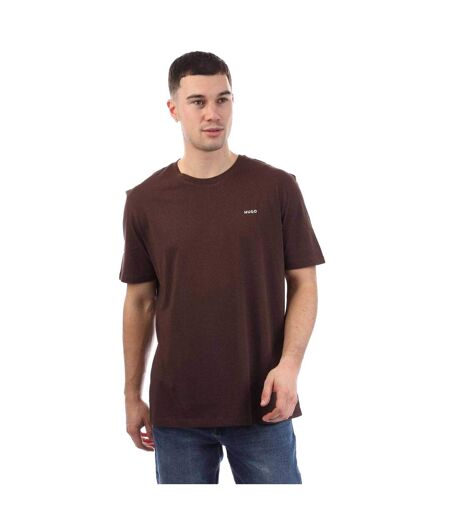 T-shirt Dero Homme Marron Hugo