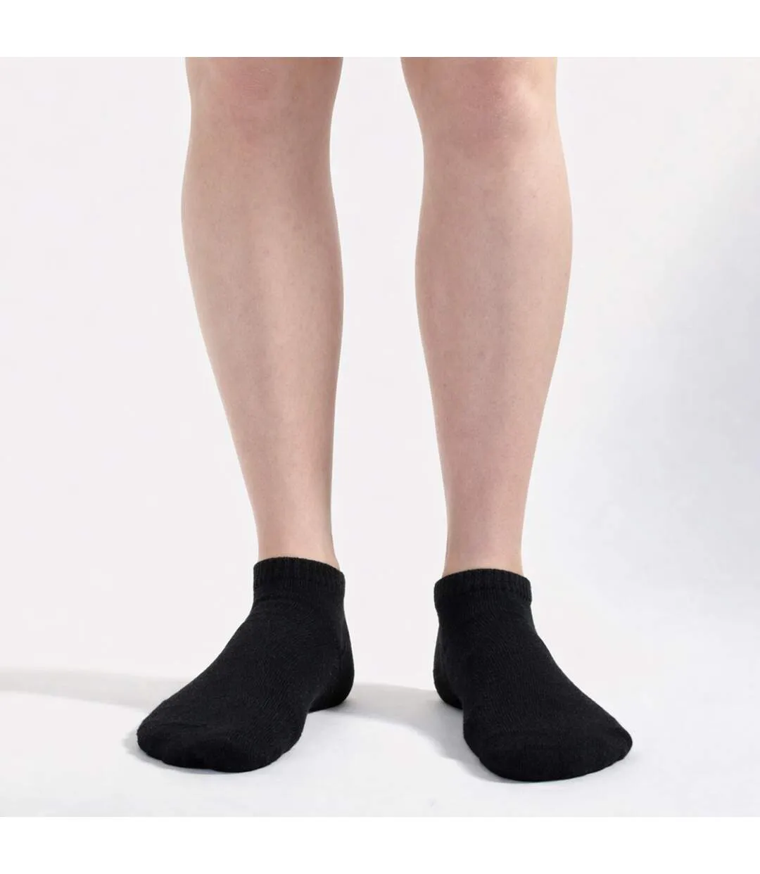 6 Pack Ladies Plain Sports Trainer Socks - Comfortable Everyday Ankle Socks-3