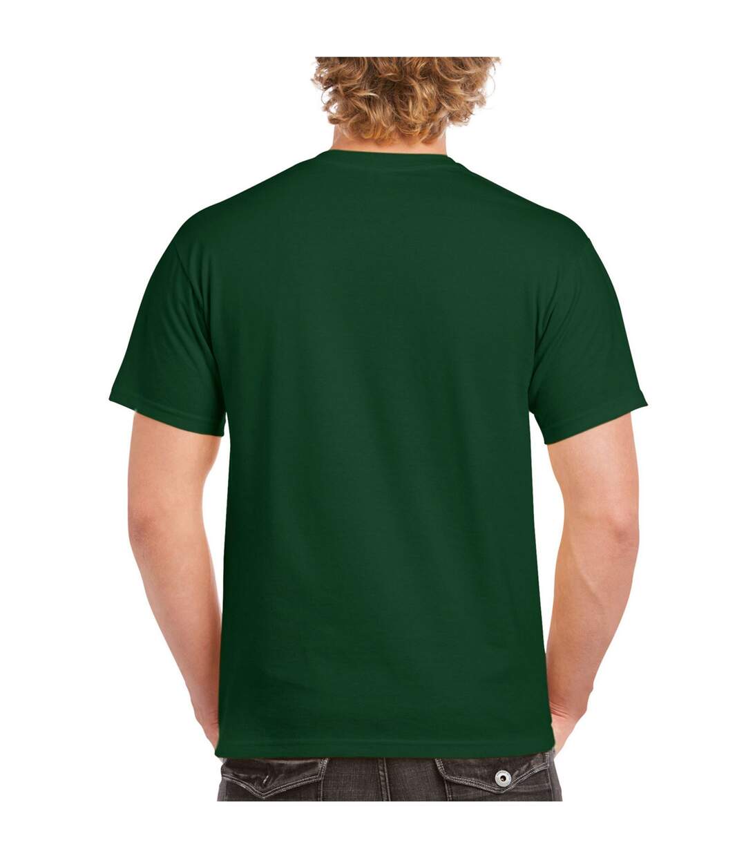 T-shirt adulte vert foncé Gildan Hammer