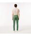 Mens Organic Cotton Slim Chinos Green Lacoste-3