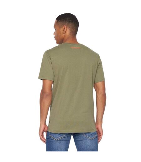T-shirt Homme Vert Sombre Crosshatch