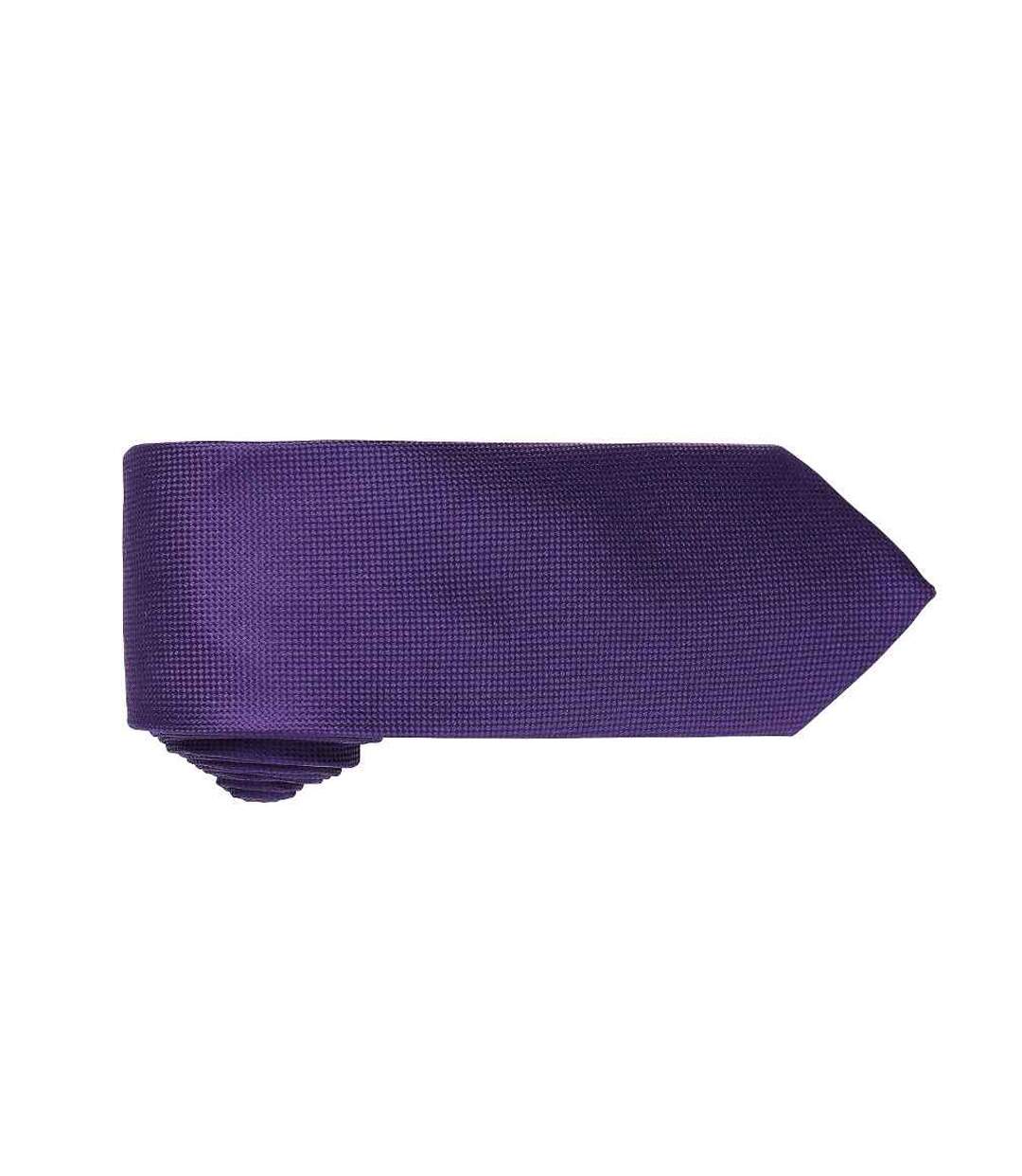 Premier Mens Micro Waffle Formal Work Tie (Purple) (One Size) - UTRW5233-2