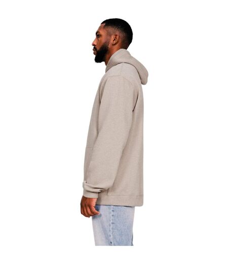 Casual Classics Mens Ringspun Cotton Tall Oversized Hoodie (Heather Grey)