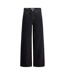 Womens/ladies Cotton Blend Wide Leg Jeans Rosie Levis-2