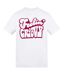 Mens Feelin Groovy T-shirt White AWD-1