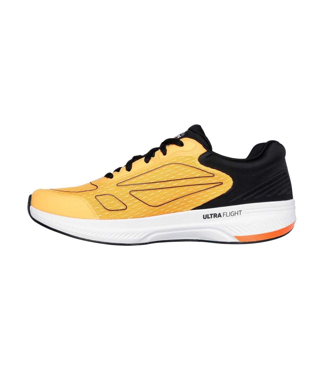 Mens Go Run Pulse Trainers Orange Skechers-2