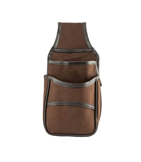 Plain Cotton Canvas Cartridge Pouch One Size Brown Jack Pyke