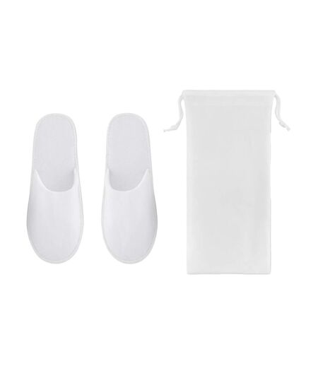 Chaussons Mules Flip Flap Adulte Blanc MidOcean