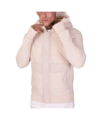 Veste beige homme project x paris bi-matière - l