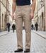 CHALLENGER VALLON1 — Pantalon cargo beige : aisance et robustesse en coton twill-5