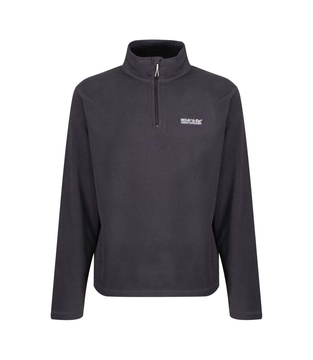 Regatta Great Outdoors Mens Thompson Half Zip Fleece Top (Iron) - UTRG1390