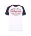 T-shirt d555 sparrow california surf riders homme blanc cassé chiné Duke-1