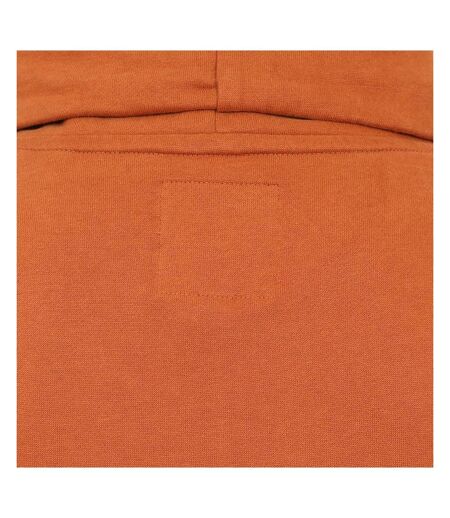 Womens/ladies High-neck Sweatshirt Rust Lazy Jacks