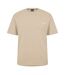 Mens Waffle Knit Pyjama Top Beige Boss-1