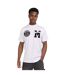 T-shirt Academy Homme Blanc Mercier-2