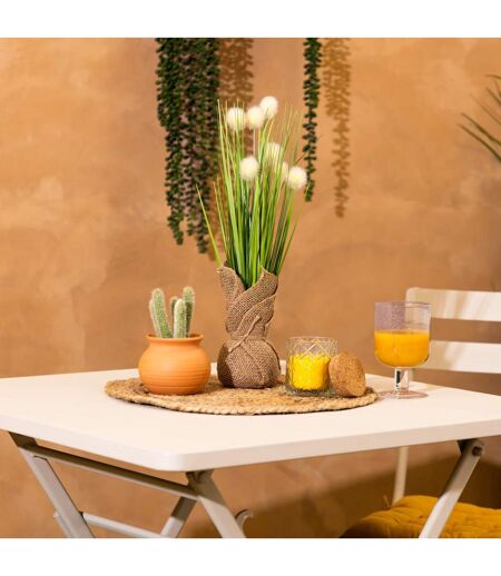 Plante Herbe Artificielle Avec Boules Lari 42cm Vert