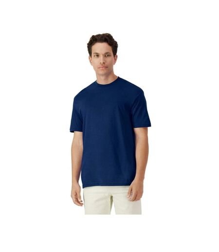 Mens plain lightweight t-shirt navy Gildan