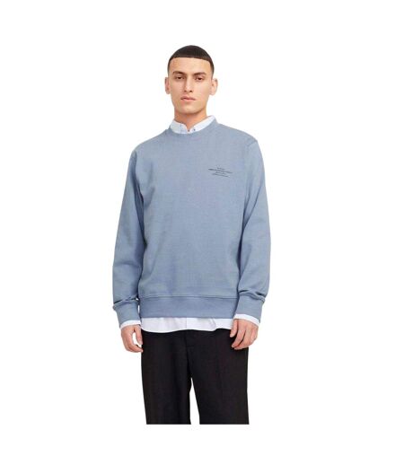 Mens Logo Crew Neck Sweatshirt Flint Stone Jack And Jones