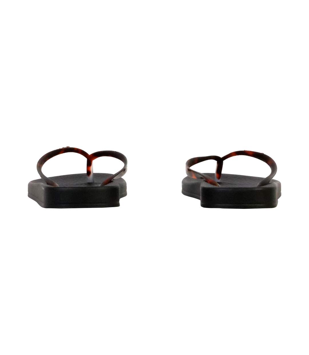 Womens/ladies Anat Connect Logo Flip Flops Black Ipanema-4