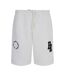 Mens Fleece Sweat Shorts Off White Blank Essentials-1