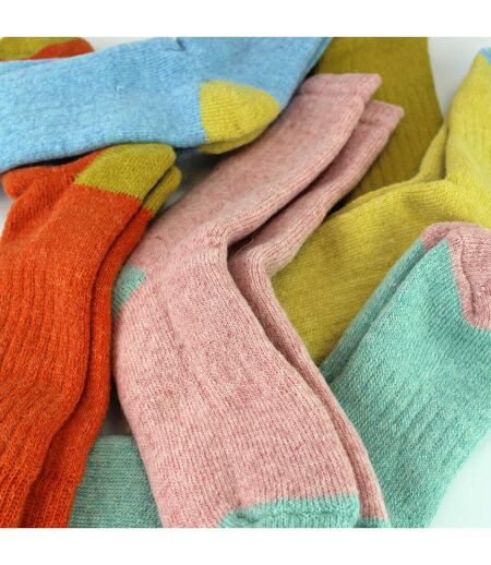6 Pairs Ladies Alpaca Lounge Socks For Bed