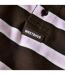 Polo Manches Longues Motif/style À Rayures Femme Marron WRSTBHVR-4