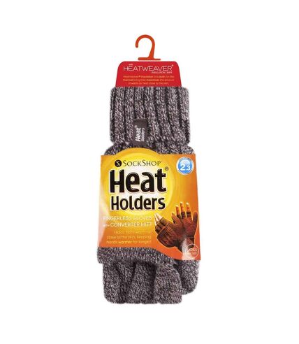 Womens Thermal Converter Cable Knit Gloves