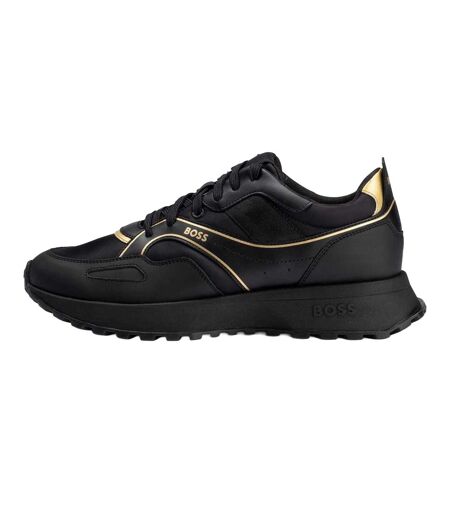 Baskets Jonah Homme Noir Jaune Or Boss