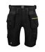 Projob Mens Stretch Cargo Shorts (Black) - UTUB900