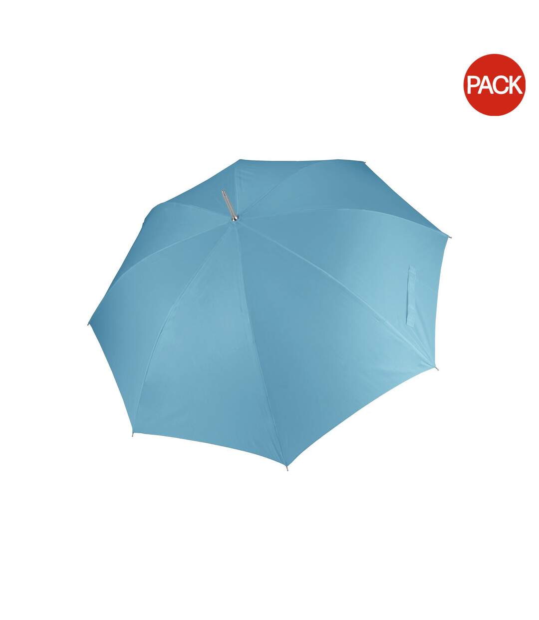 Lot de 2  Parapluie canne à ouverture automatique adulte unisexe taille unique bleu ciel Kimood-1