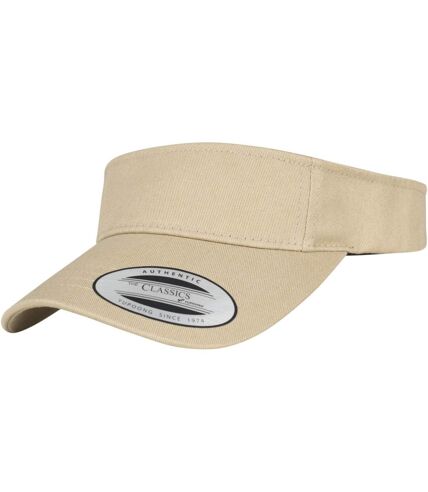 Flexfit By Yupoong Curved Visor Cap (Khaki) - UTRW7584