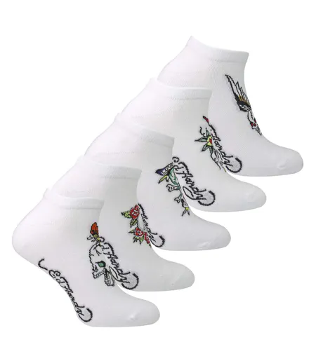 5 Pack Mens Cotton Rich Low Cut Trainer Liner Sports Gym Socks