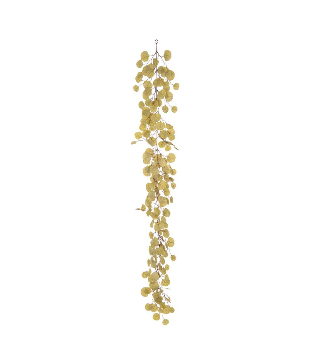 Guirlande de Feuilles Paillettes 165cm Vert-1