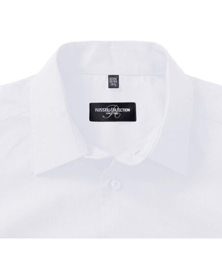 Chemise Manches Courtes Homme Blanc Russell