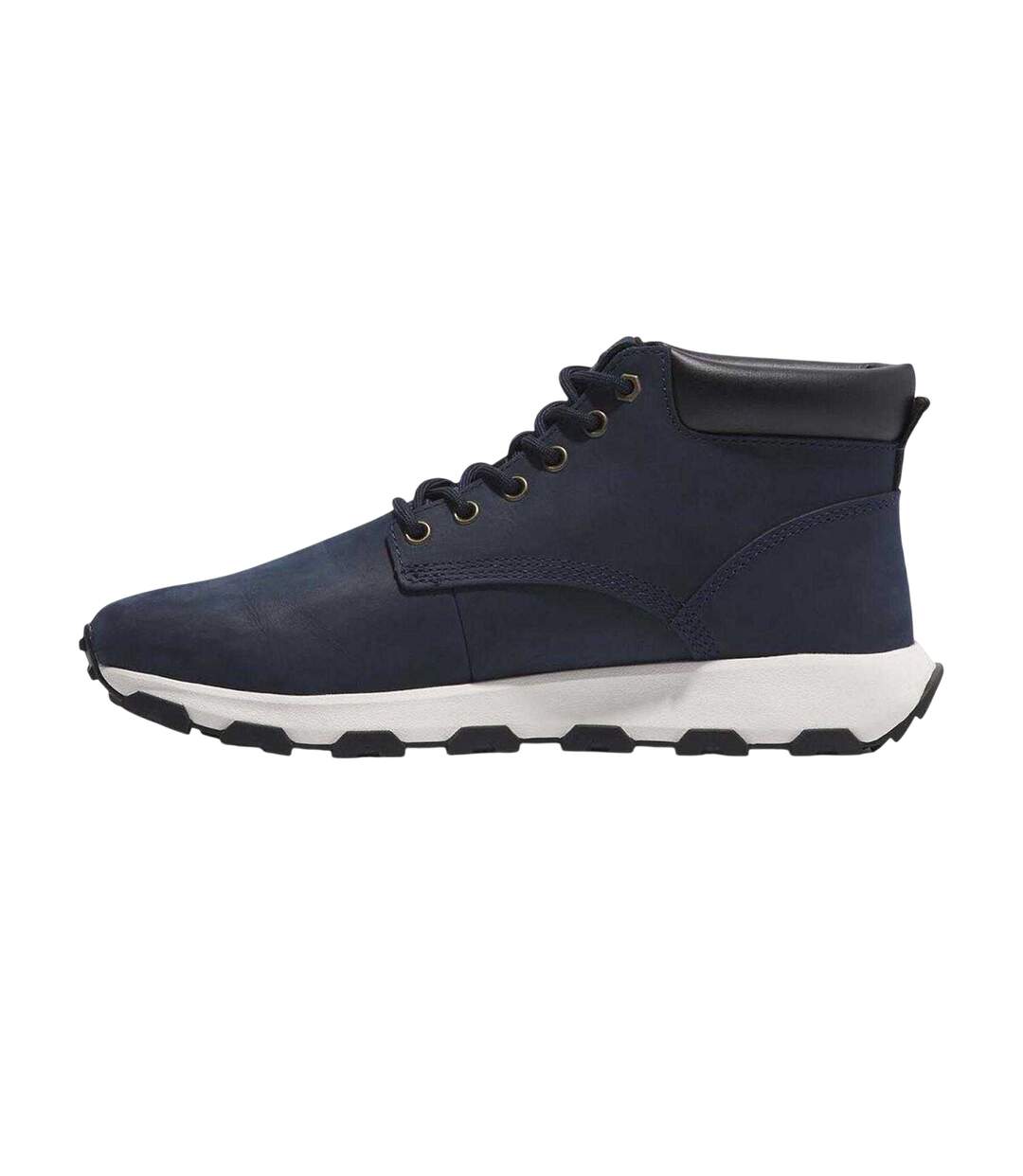 Mens Winsor Park Leather Ortholite Chukka Boots Navy Timberland-3