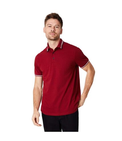 Polo homme rouge tomate Burton Burton