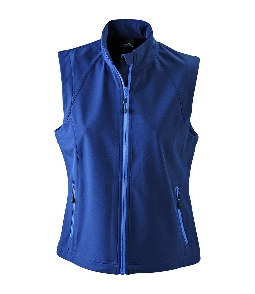 Gilet sans manches softshell coupe-vent imperméable - JN1023 - bleu marine - femme