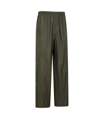 Pantalon de pluie pakka homme kaki foncé Mountain Warehouse