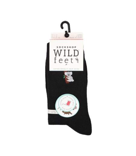 Wild Feet - 3 Paires Fantaisie Chaussettes Femme | Chaussettes Coton Rigolotes