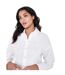 Chemise Manches Longues Motif/style Marque Femme Blanc Biba-3