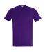 T-shirt manches courtes imperial homme violet foncé SOLS