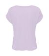 Build Your Brand Womens/Ladies Long Slub T-Shirt (Lilac)