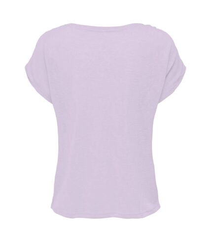 Build Your Brand Womens/Ladies Long Slub T-Shirt (Lilac) - UTRW8061