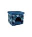 Niche Cube 2 en 1 pour Animaux Eden 35cm Bleu