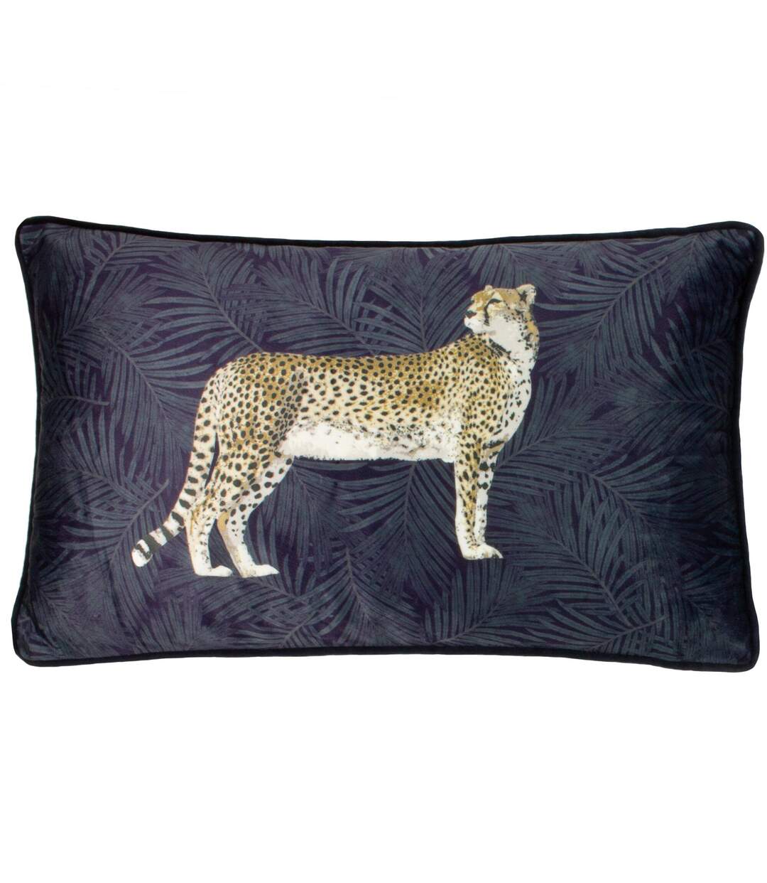 Cheetah forest cushion cover one size navy Paoletti